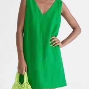 Sleeveless Linen Dress